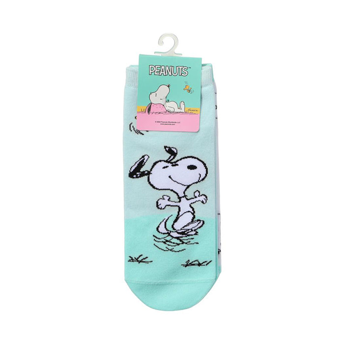 Snoopy Colorful Retro Series Two-Pair Short Socks