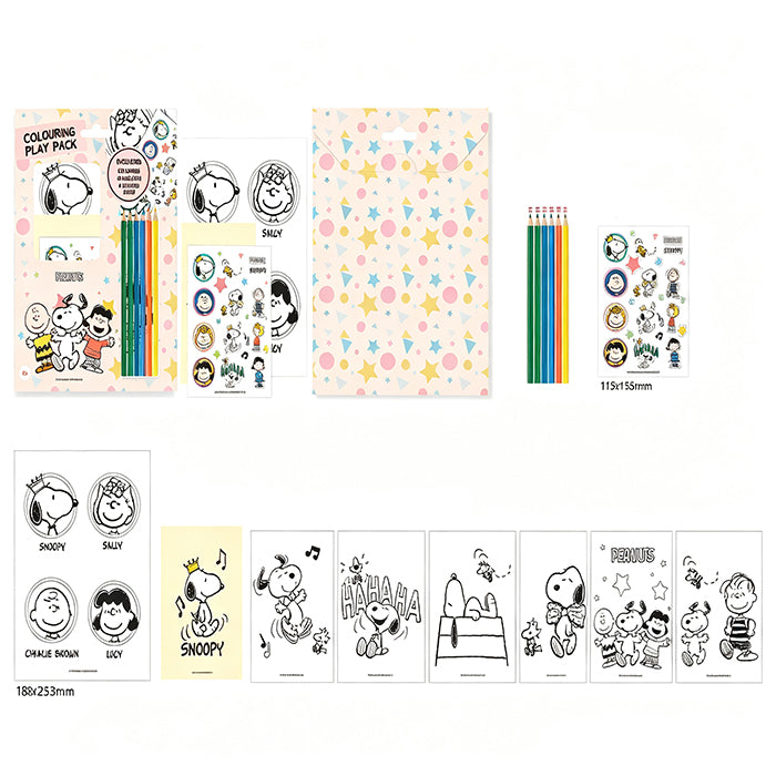 Serie Compleanno Snoopy – Set da colorare