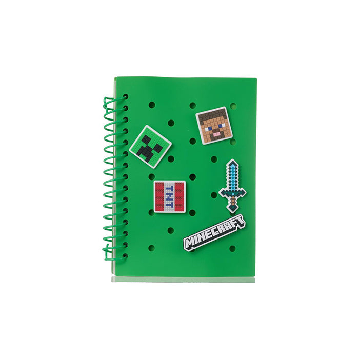Serie Minecraft – Quaderno a spirale con fustelle