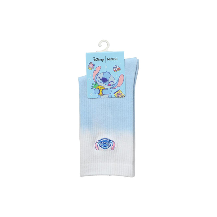 Disney Stitch Foodie Party Collection – Dip-Dyed Embroidered Crew Socks