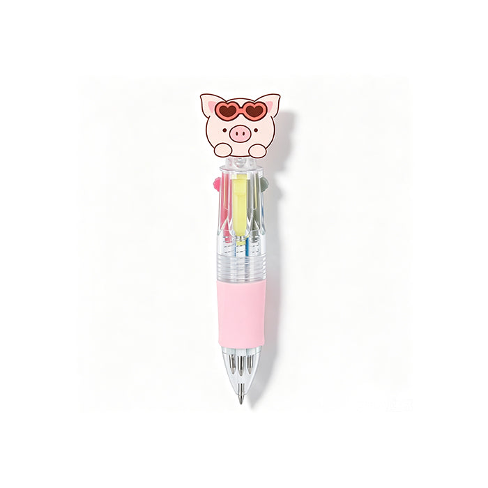 Serie Mini Famiglia Dolce – Mini Penna a Sfera Retrattile a 4 Colori (0,7 mm)