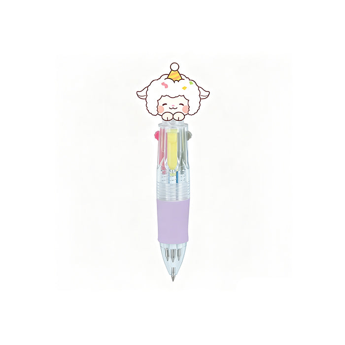 Serie Mini Famiglia Dolce – Mini Penna a Sfera Retrattile a 4 Colori (0,7 mm)