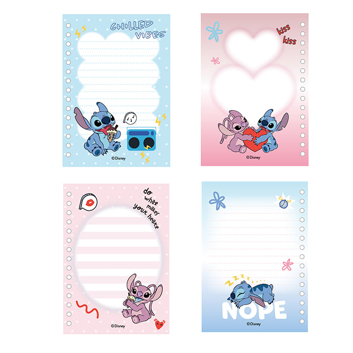 Quaderno a Fogli Mobili da 80 Fogli - Serie Disney Lilo & Stitch