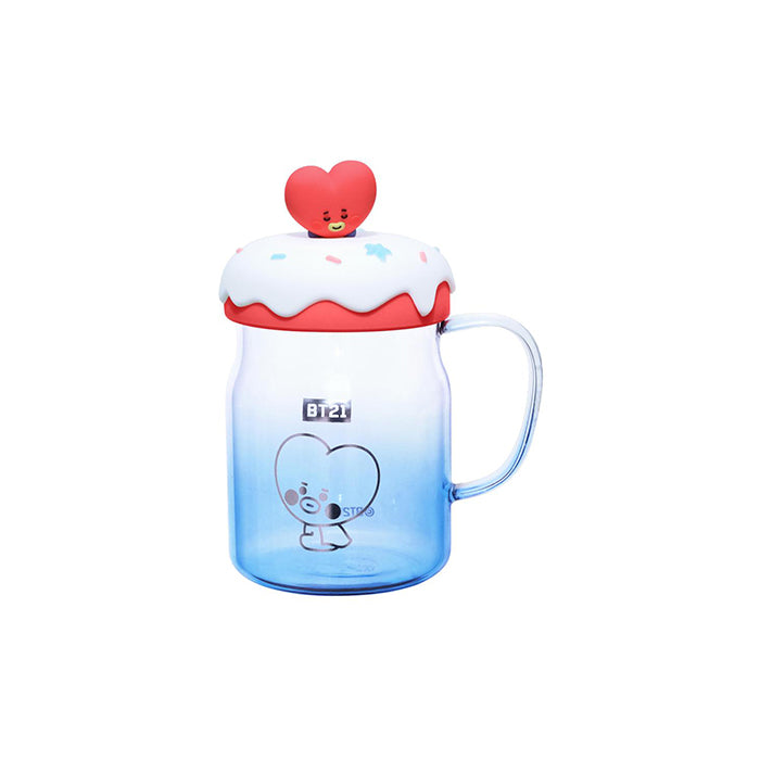 BT21 Baby Superstar Series – Glass Cup with 3D Figure Lid (640mL)