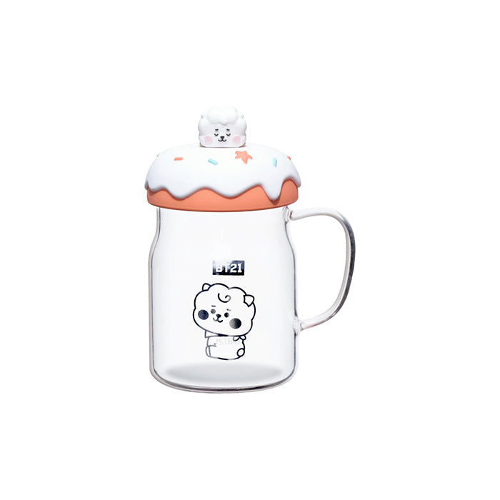 BT21 Baby Superstar Series – Glass Cup with 3D Figure Lid (640mL)