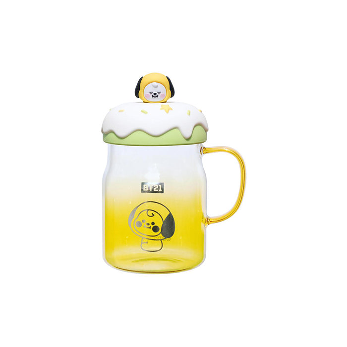 BT21 Baby Superstar Series – Glass Cup with 3D Figure Lid (640mL)