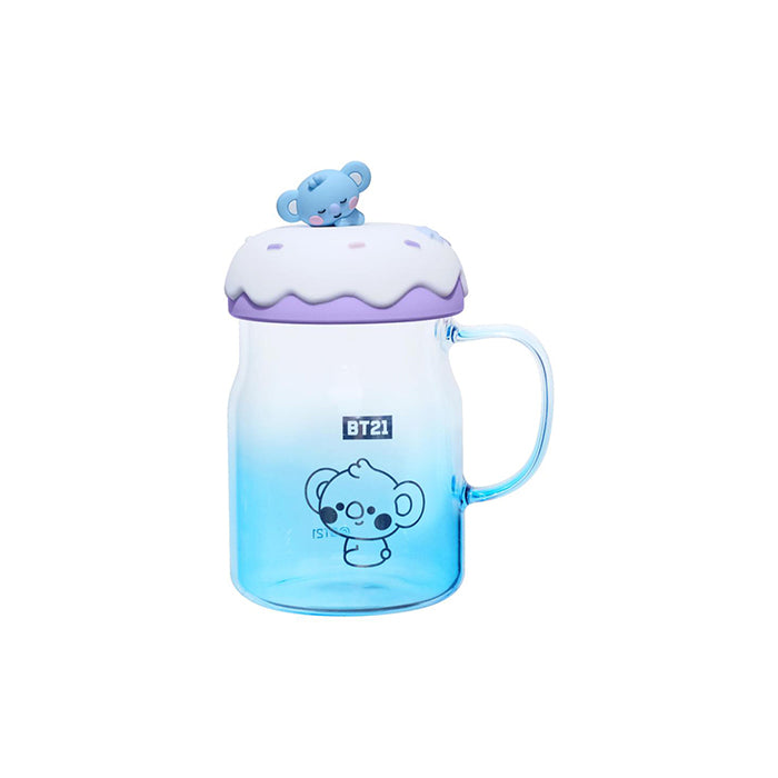 BT21 Baby Superstar Series – Glass Cup with 3D Figure Lid (640mL)