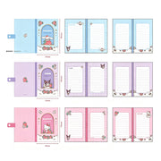 Hello Kitty and Friends Strawberry Season Series – Taccuino B6 in TPU con copertina rigida e stampa a caldo in lamina d'oro