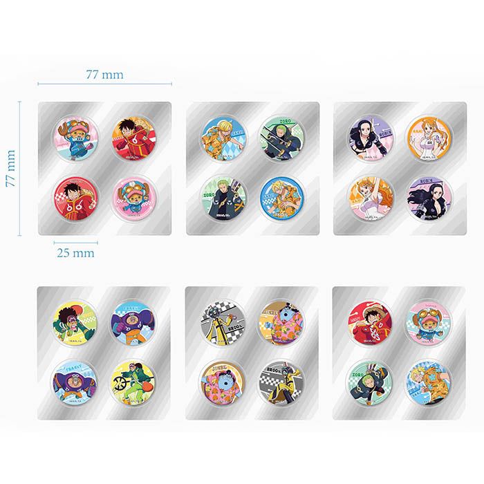 Spillette a tema caramelle della serie One Piece
