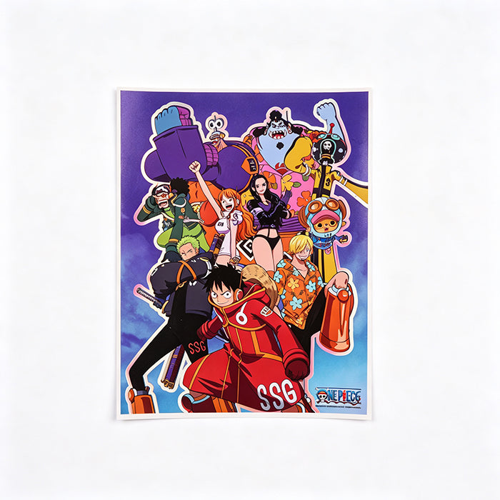Poster e adesivi laser della serie One Piece