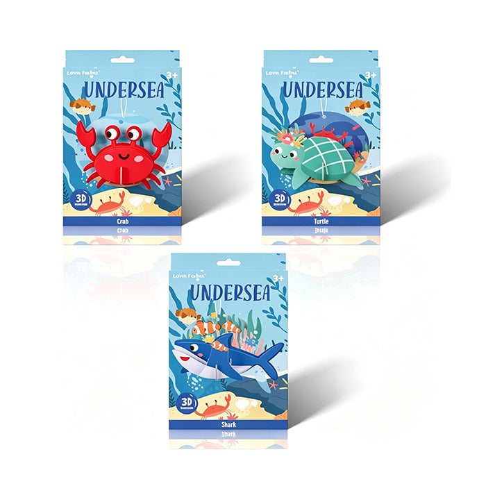 Set di Puzzle 3D Mondo Sottomarino