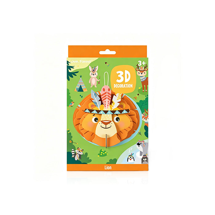 Set di puzzle 3D "Foresta Entusiasta"