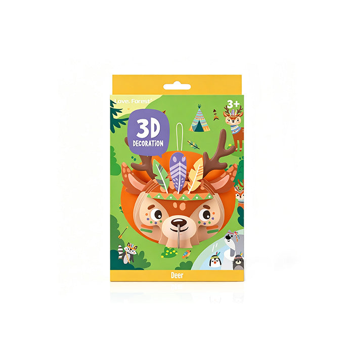 Set di puzzle 3D "Foresta Entusiasta"